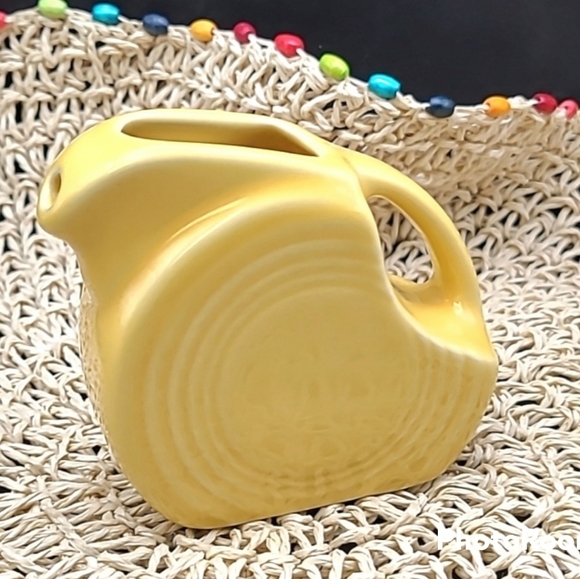 FIESTAWARE HLC Vintage Sunflower Mini Disc Pitcher 2001 - Picture 2 of 5